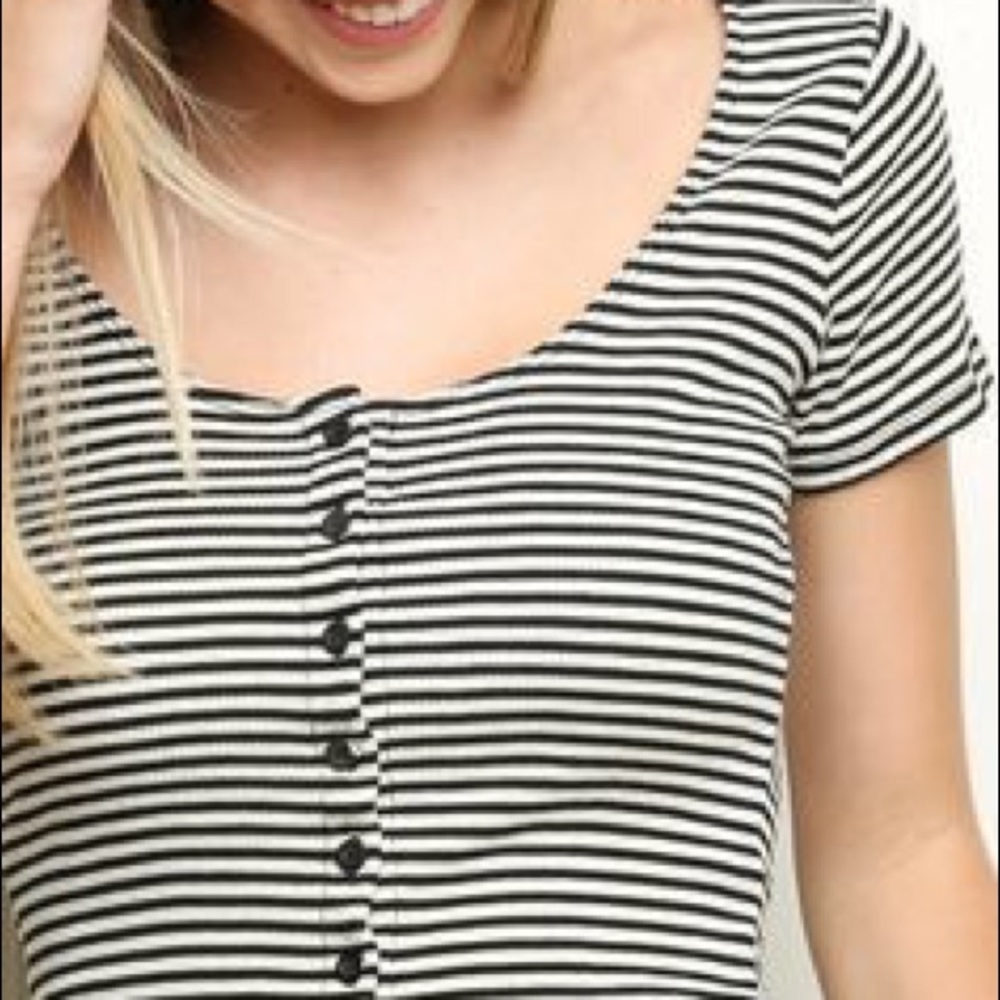 Striped brandy Melville croptop